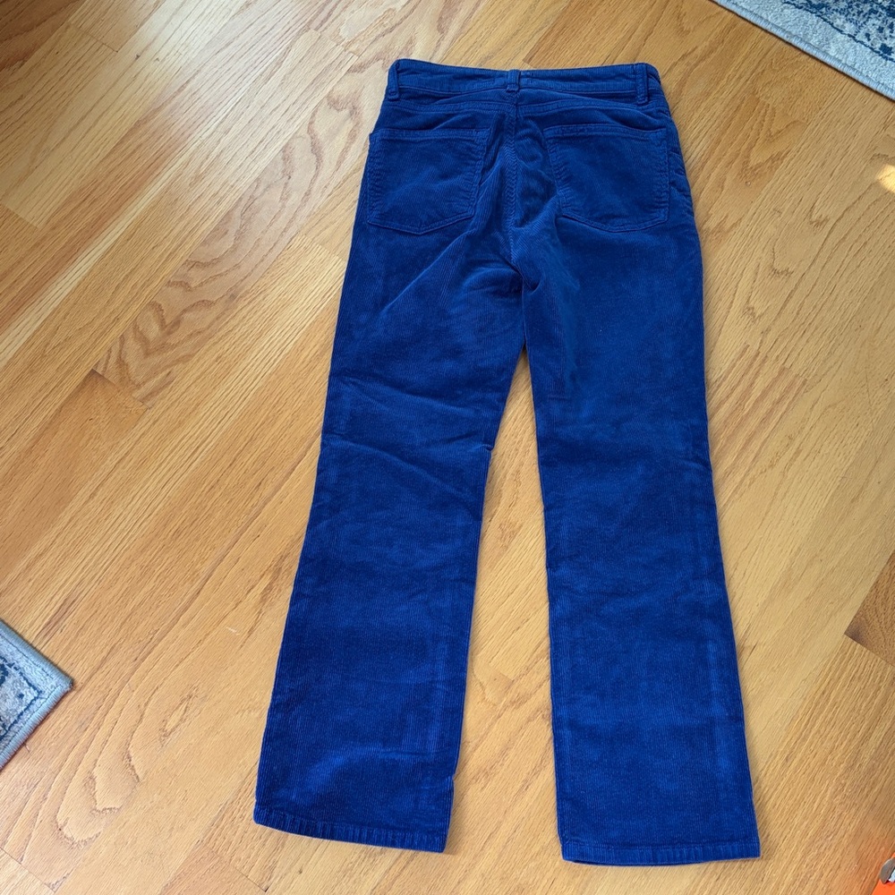 Pilcro Anthropologie royal blue corduroy pants size 26 - Picture 5 of 13